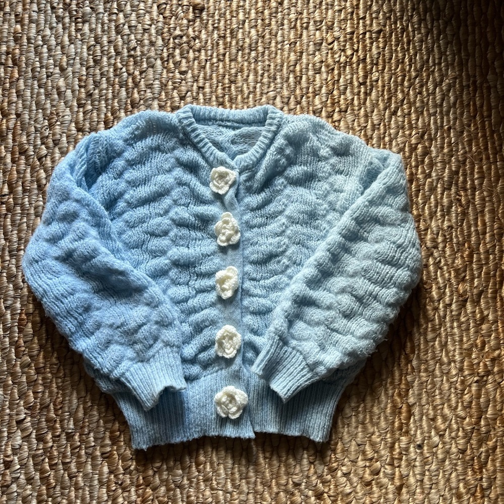 Baby blue sweater!!